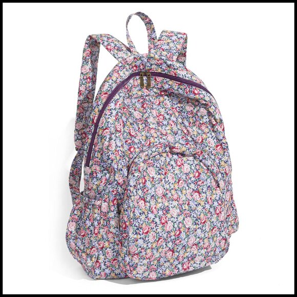 Large Capacity Bohemian Backpack Canvas Soft Shell Casual Daypack Travel Bag